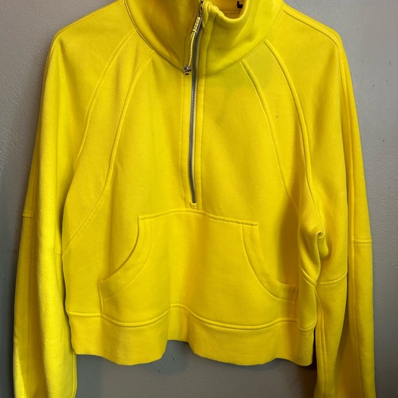 Lululemon cropped oversized scuba 1/2 zip size XS/S - Picture 2 of 6